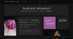 Desktop Screenshot of margrafminerals.com