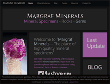 Tablet Screenshot of margrafminerals.com